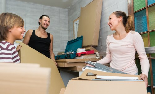 Commercial moving team planning a business relocation in Stanmore