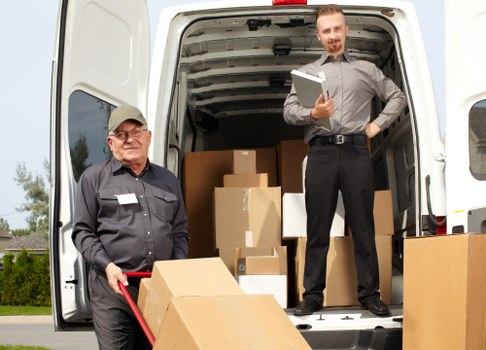Furniture pick-up service for a Stanmore home with bulky items ready for removal