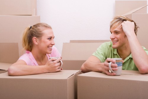 Local removals team helping with a move in Stanmore