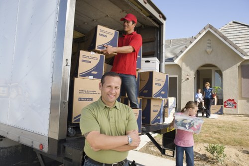 Local removals crew handling business relocation logistics in Stanmore