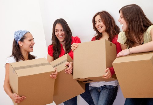 Removal team helping with a home move in Stanmore