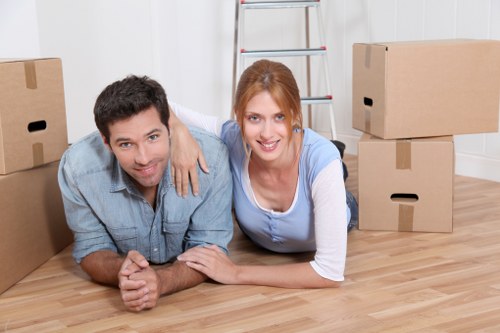 Commercial man and van transport for office items in Stanmore