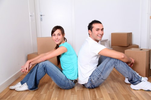 Careful packing and protection for fragile items during relocation