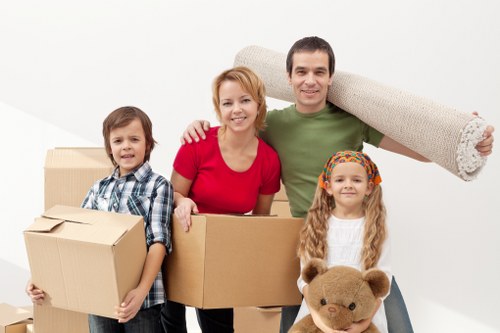 Packing and loading support for a Stanmore house move