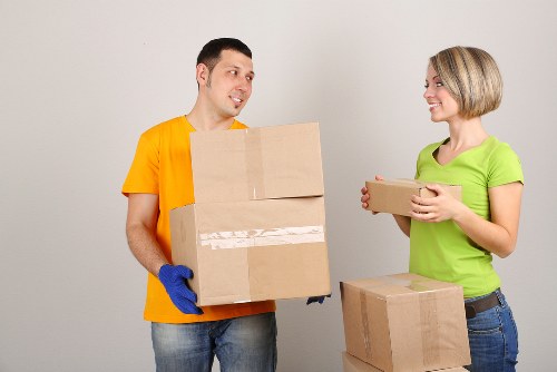 Professional loading of household items into a moving truck in Stanmore