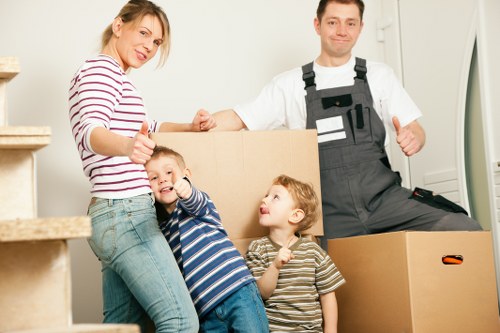 Office furniture and equipment prepared for a Stanmore commercial move